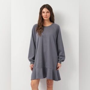 H&M Charcoal Long Sleeve Dress